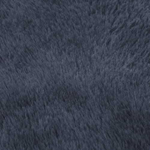 Hobestluk Dark Grey 6ft Plush Faux Fur Bean Bag Chair - Living Room Essential