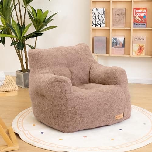 Memory Foam Bean Bag Sofa in Pink