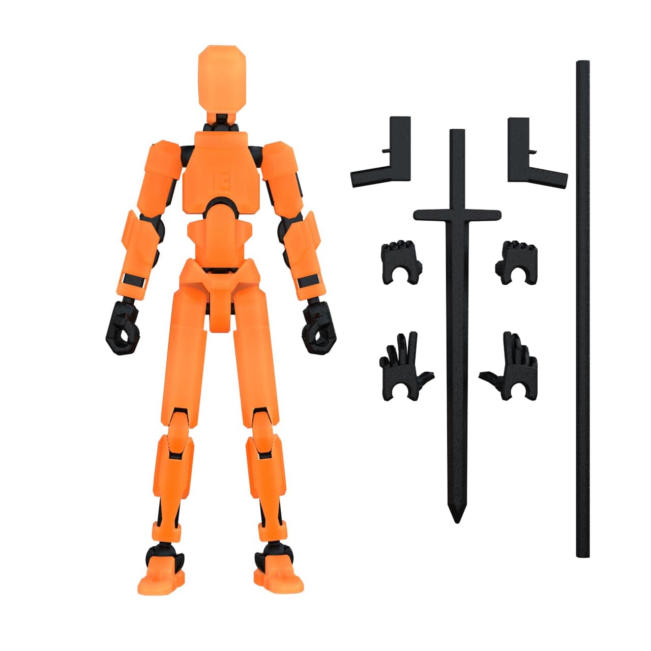 MerryXD T13 Dummy Nova Tintan Lucky 3D Printed Action Figure