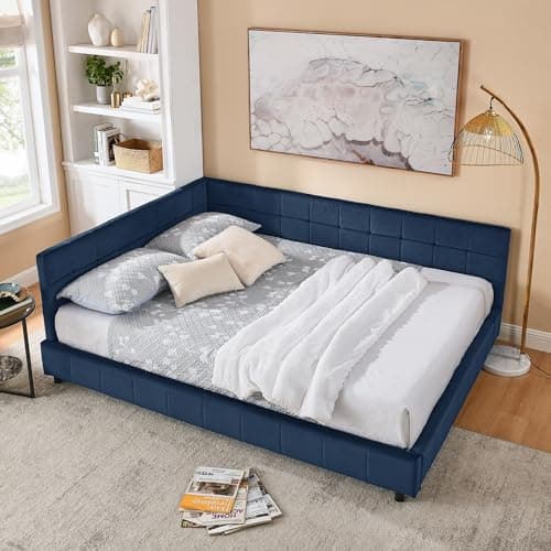 Pop-Up Twin Daybed with USB Port & Velvet Frame for Guest or Living Room