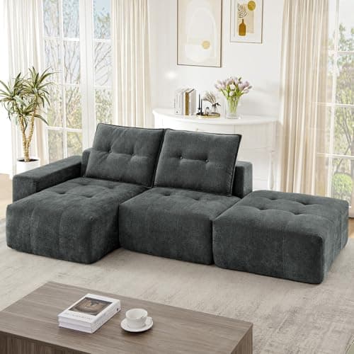 Modern Grey Cloud Foam L-Shaped 3 Seater Modular Sofa for Living Room.jpg