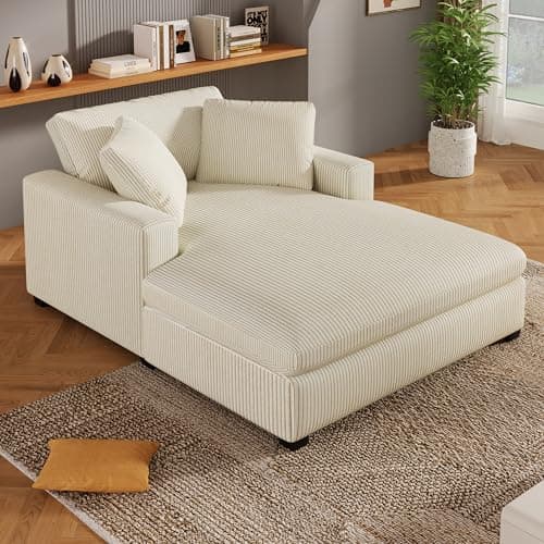 Modern 55" Oversized Chaise Lounger, Chenille Fabric Sleeper Sofa Couch for Living Room, Bedroom and Office (Blue-gray/55)  
Modern 55" Chaise Lounger, Chenille Fabric Sleeper Sofa Couch with Charge Station for Living Room, Bedroom and Office (Blue-g