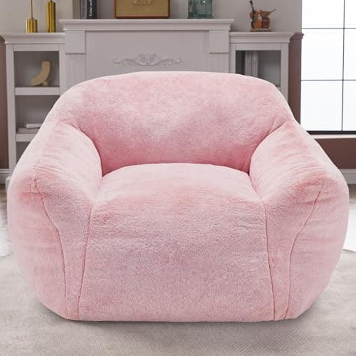 Homguava Spacious Giant Bean Bag Chair with Armrest