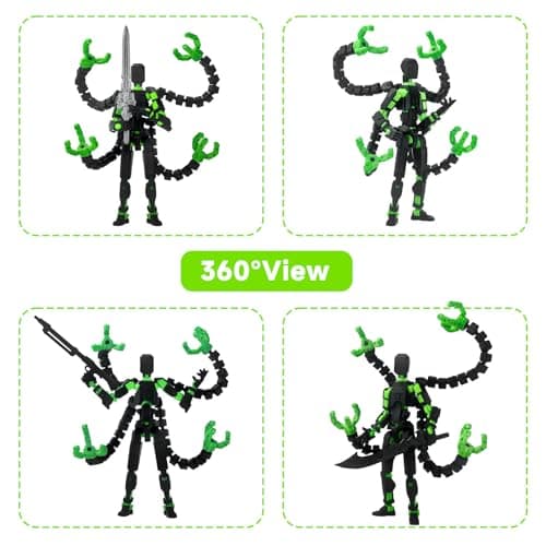 3D Printed T13 Multi-Jointed Action Figure for Game Lovers