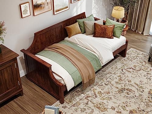 Walnut AFI Cambridge Twin Wood Daybed