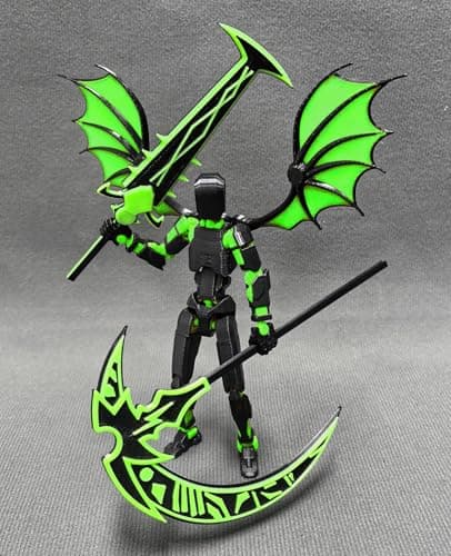 Titan 13 Robot Action Figure Set for Collectors, Green