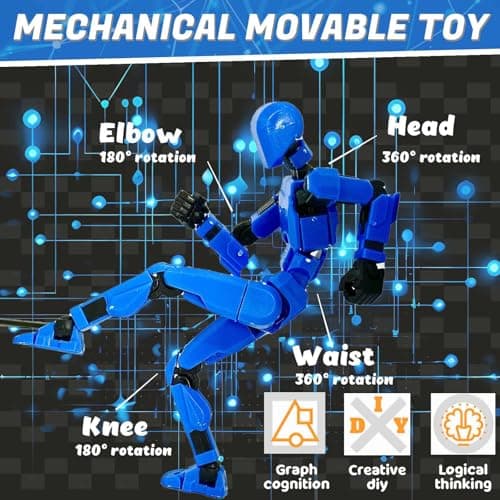 Baiyou T13 Action Figure Set 3D Printed with Box (5 Colors)