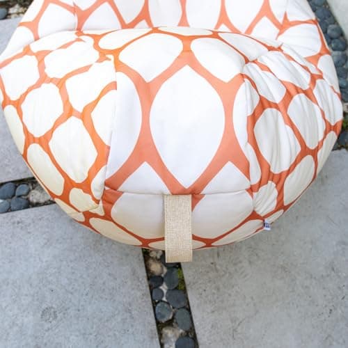 Paprika Bella Sunmax Big Joe Tuffet Weatherproof Bean Bag Chair, 2.5 Feet Teardrop