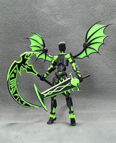 Titan 13 Robot Action Figure Set for Collectors, Green