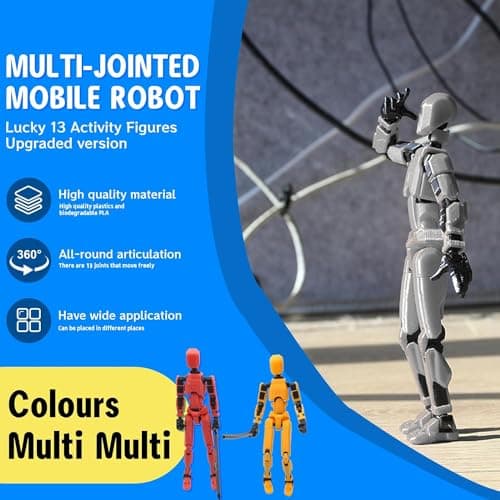 MerryXD T13 Dummy Nova Tintan Lucky 3D Printed Action Figure