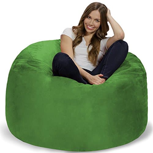 Charcoal Giant Chill Sack Bean Bag Chair - Memory Foam Sofa