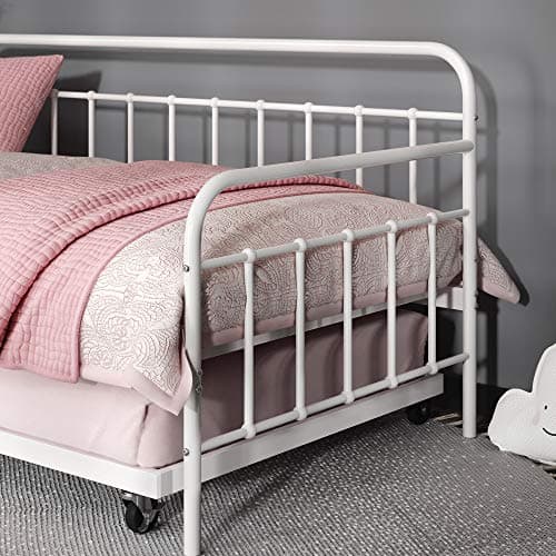 ZINUS Florence Twin Daybed with Trundle, Premium Steel Support