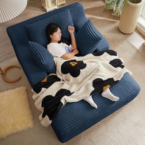 Oversized Chaise Lounge Chair for Living Room with 3 Comfy Pillows