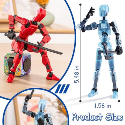 Titan 13 Action Figure Set - 4PCS 3D Printed Toys Fun & Educational