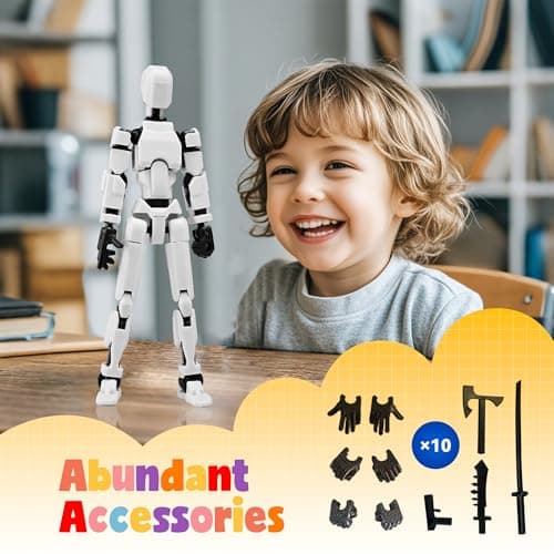 Shoulder Armor Upgrade 10pcs Lucky 13 Action Figures, 4 Weapons & 3 Hand-Shapes