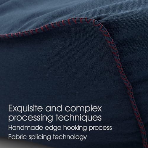 No-Filler Bean Bag Chair Cover for Living Room and Bedroom