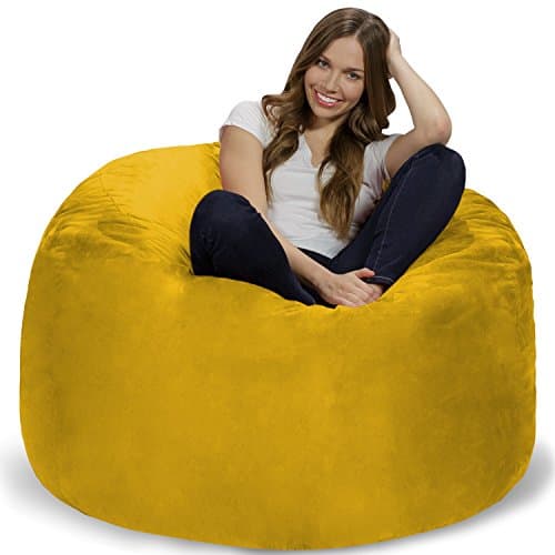 Charcoal Giant Chill Sack Bean Bag Chair - Memory Foam Sofa