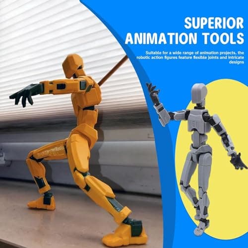 MerryXD T13 Dummy Nova Tintan Lucky 3D Printed Action Figure