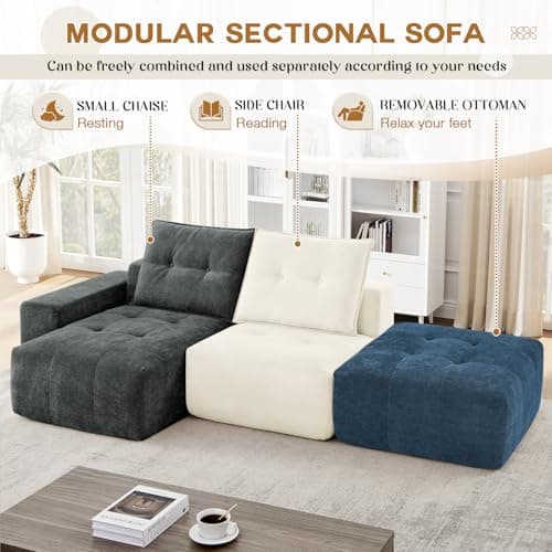 Modern Grey Cloud Foam L-Shaped 3 Seater Modular Sofa for Living Room.jpg