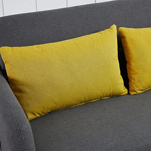 Antetek Convertible Sleeper Sofa Bed with 2 USB Port, 3 in 1 Modern Loveseat Couch with Pull-Out Bed, Small Love seat Sofa Bed with Adjustable Backrest & 2 Side Pockets (Grey)