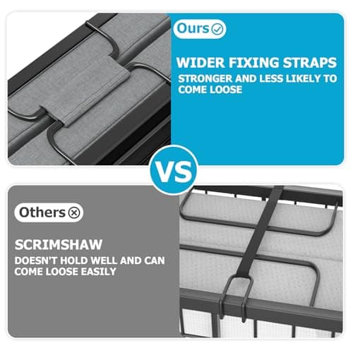 SADENICEL Portable Folding Bed with Memory Foam Mattress