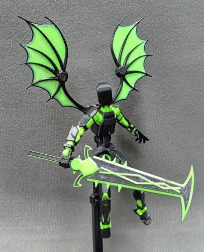 Titan 13 Robot Action Figure Set for Collectors, Green