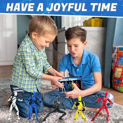 Baiyou T13 Action Figure Set 3D Printed with Box (5 Colors)