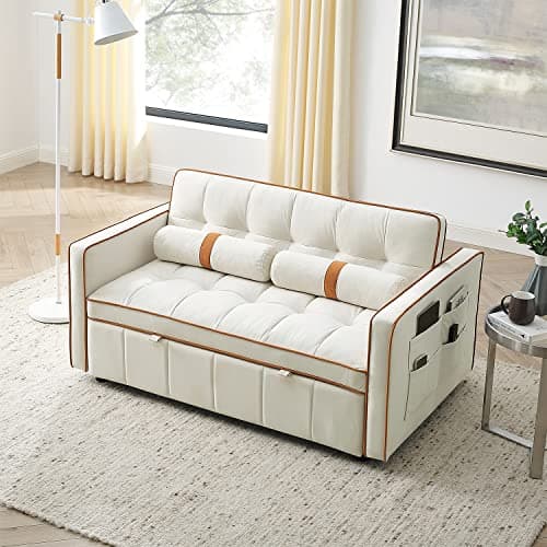 3 in 1 Small Sleeper Sofa Bed for Living Room Apartment