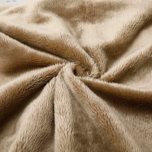 ULTIMATE SACK Camel Suede 4ft Oversize Bean Bag Chair for Adults