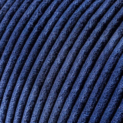 MAXYOYO Navy Tufted Bean Bag Chair with Filler for Living Room & Bedroom