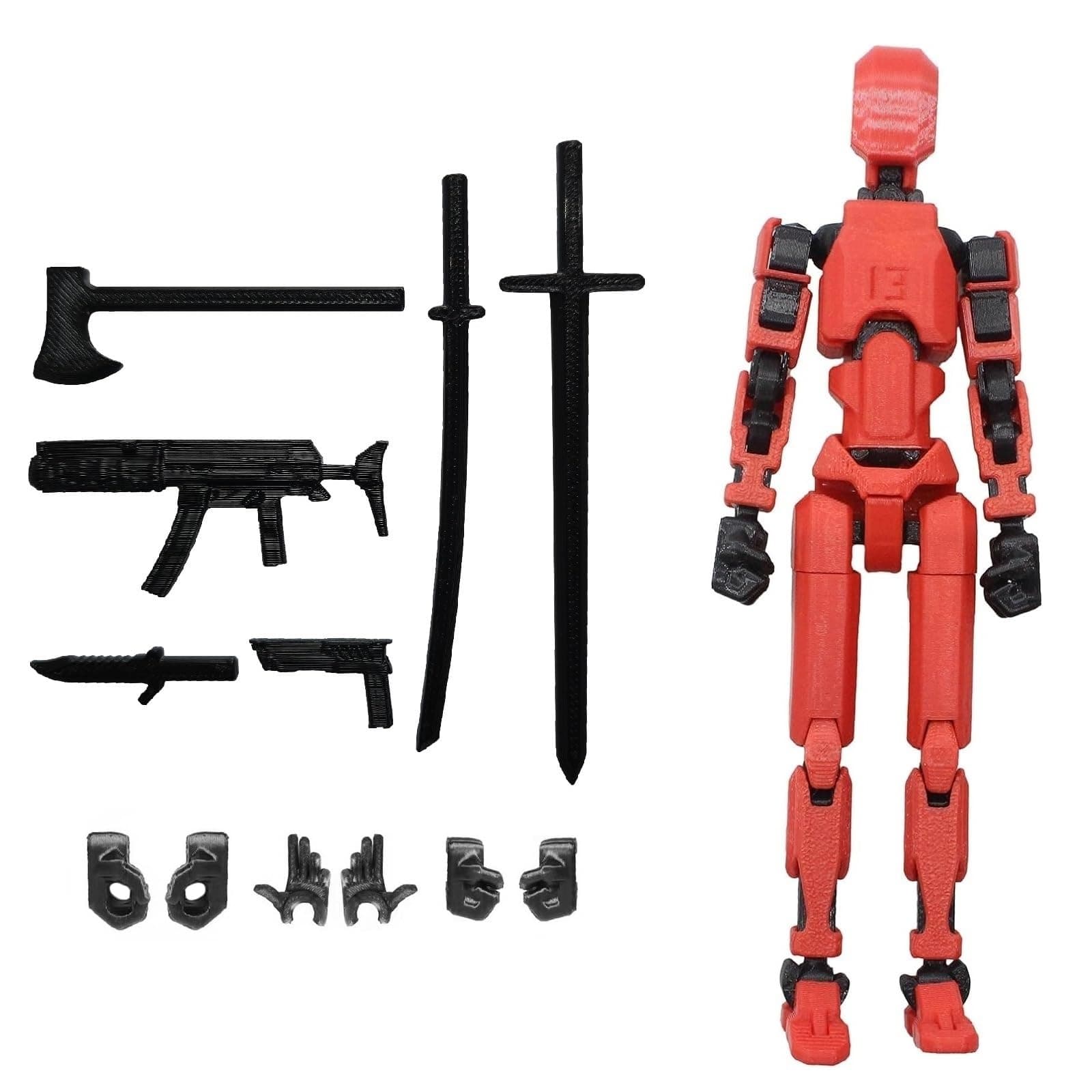 Titan 13 3D Printed Assembly Completed Action Figure