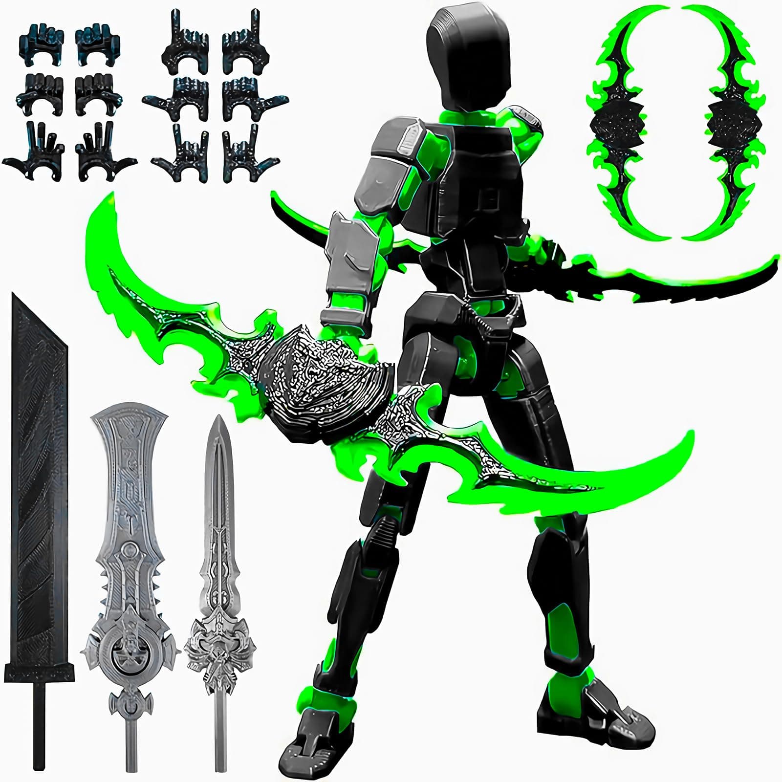 Titan 13 Robot Action Figure Set, Lucky Gift for Collectors