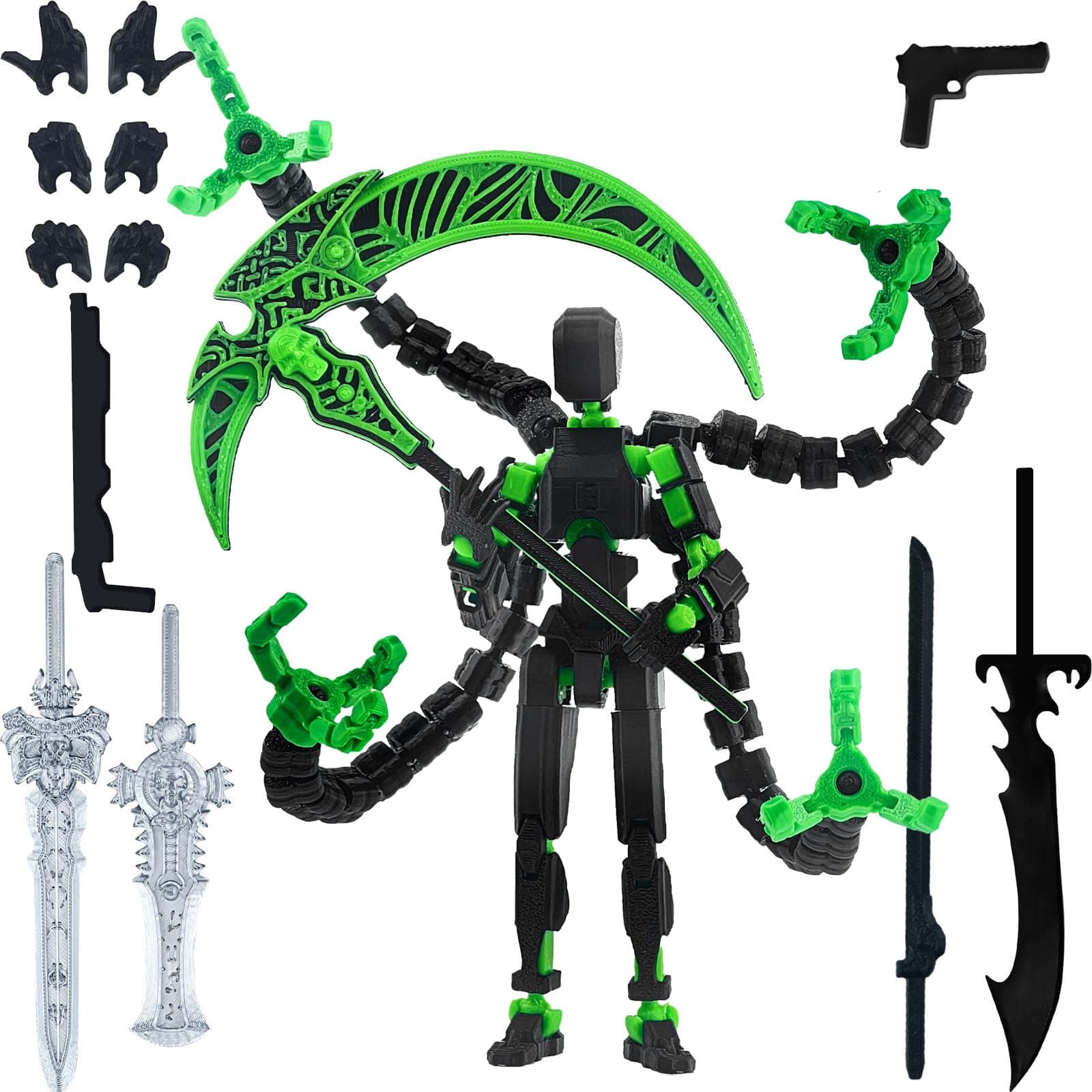 3D Printed T13 Multi-Jointed Action Figure for Game Lovers