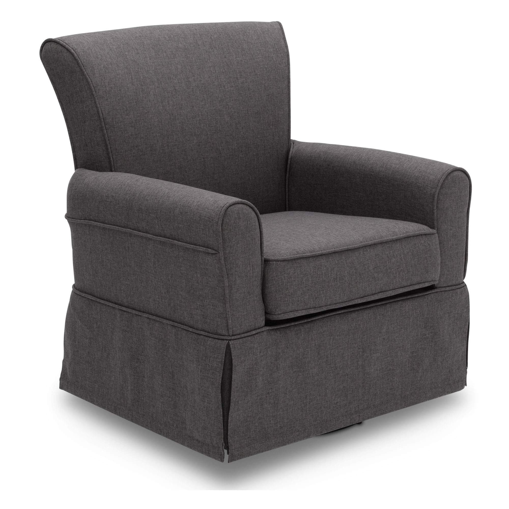Delta Children Charcoal Upholstered Glider Rocker Chair