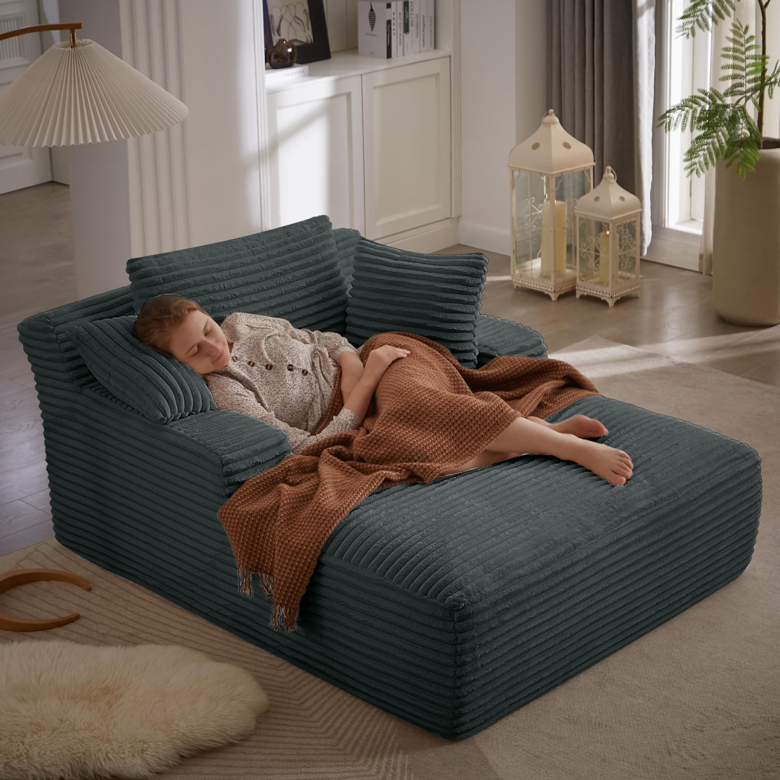 Oversized Chaise Lounge Chair for Living Room or Bedroom