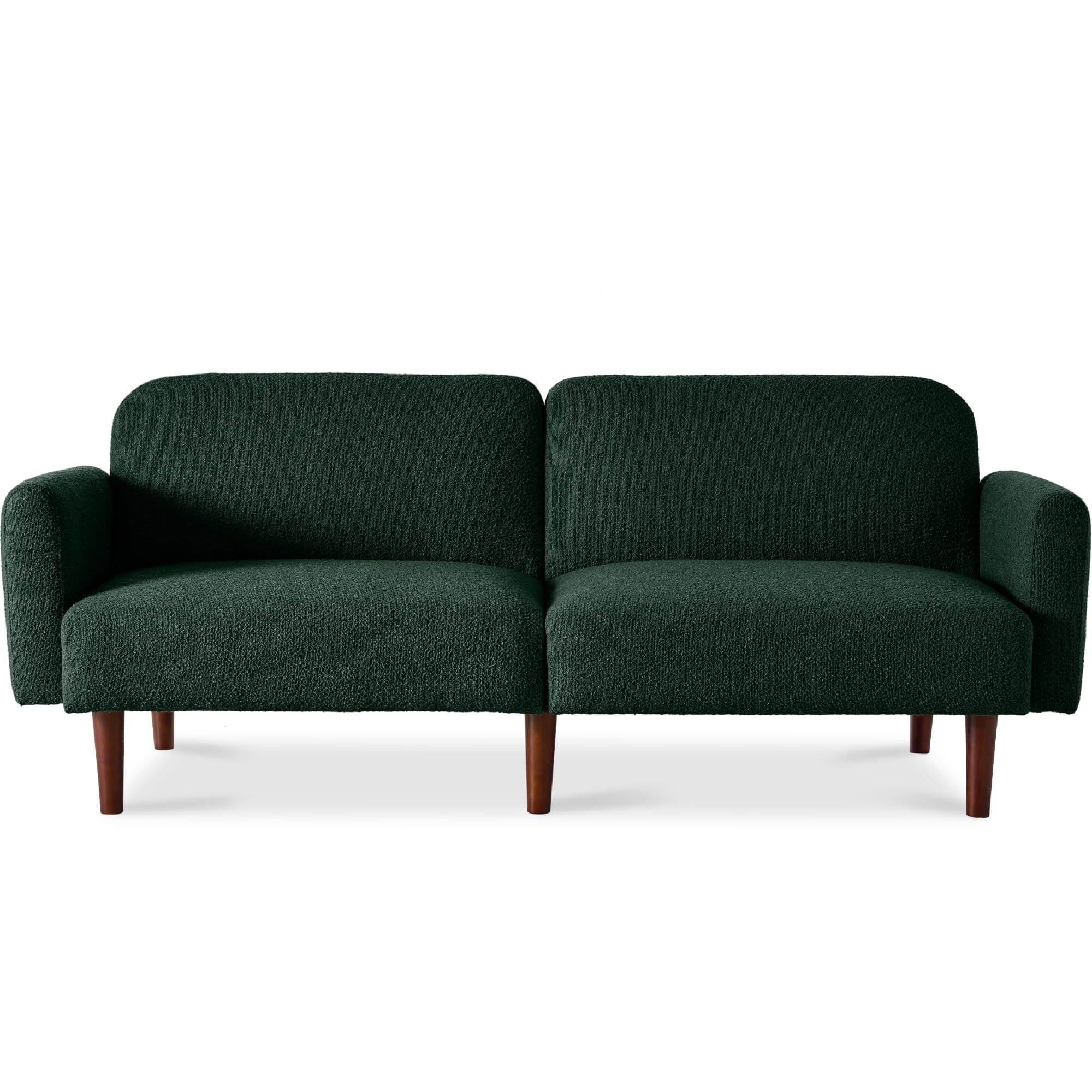 Best Choice Products 77" Mid Century Modern Boucle Loveseat Sofa - Evergreen