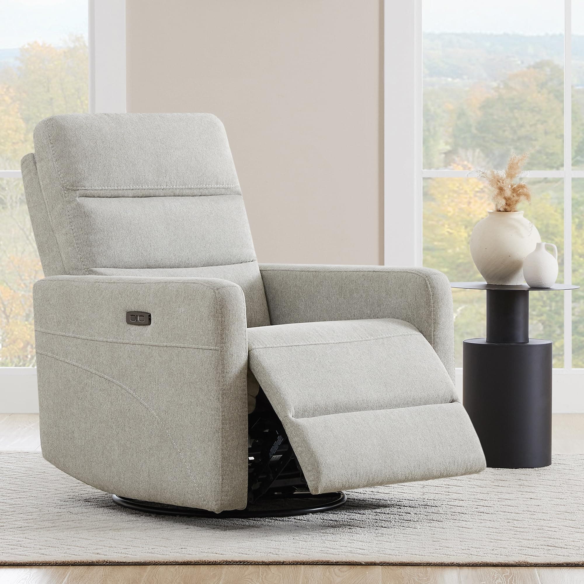Oversized Power Reclining Glider Chair with USB Ports for Living Room