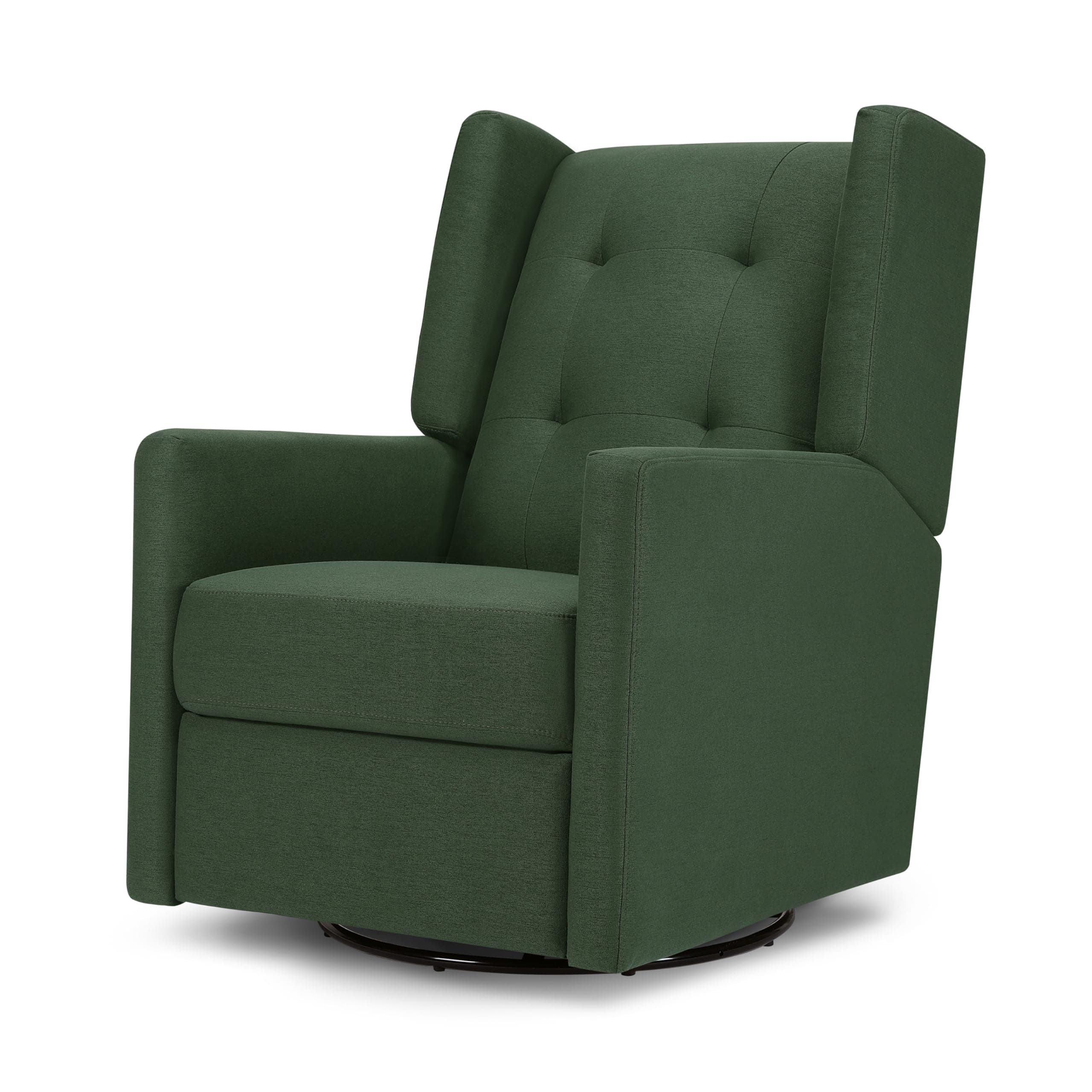 Pine Green Greenguard Certified Maddox Recliner & Swivel Glider