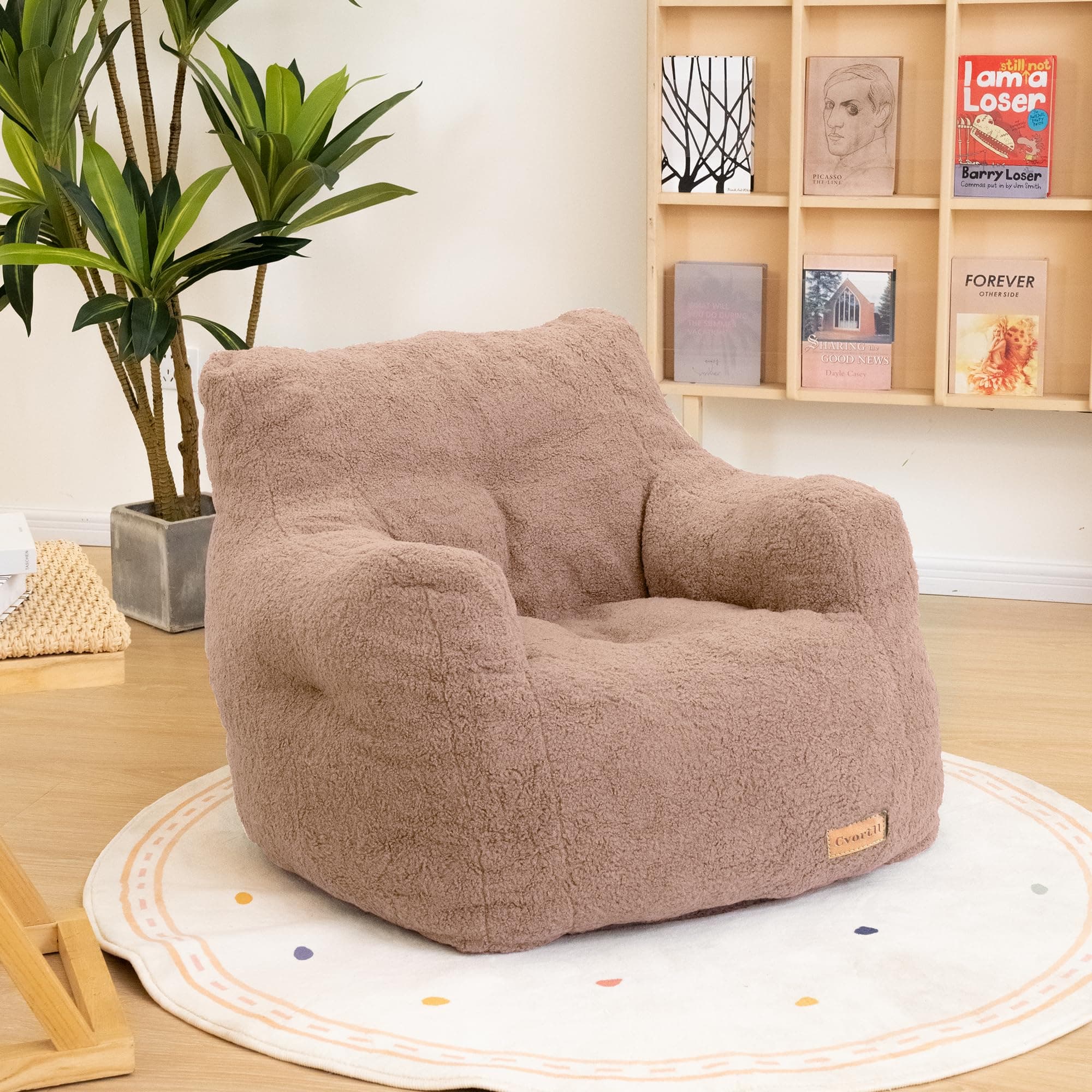 Memory Foam Bean Bag Sofa in Pink