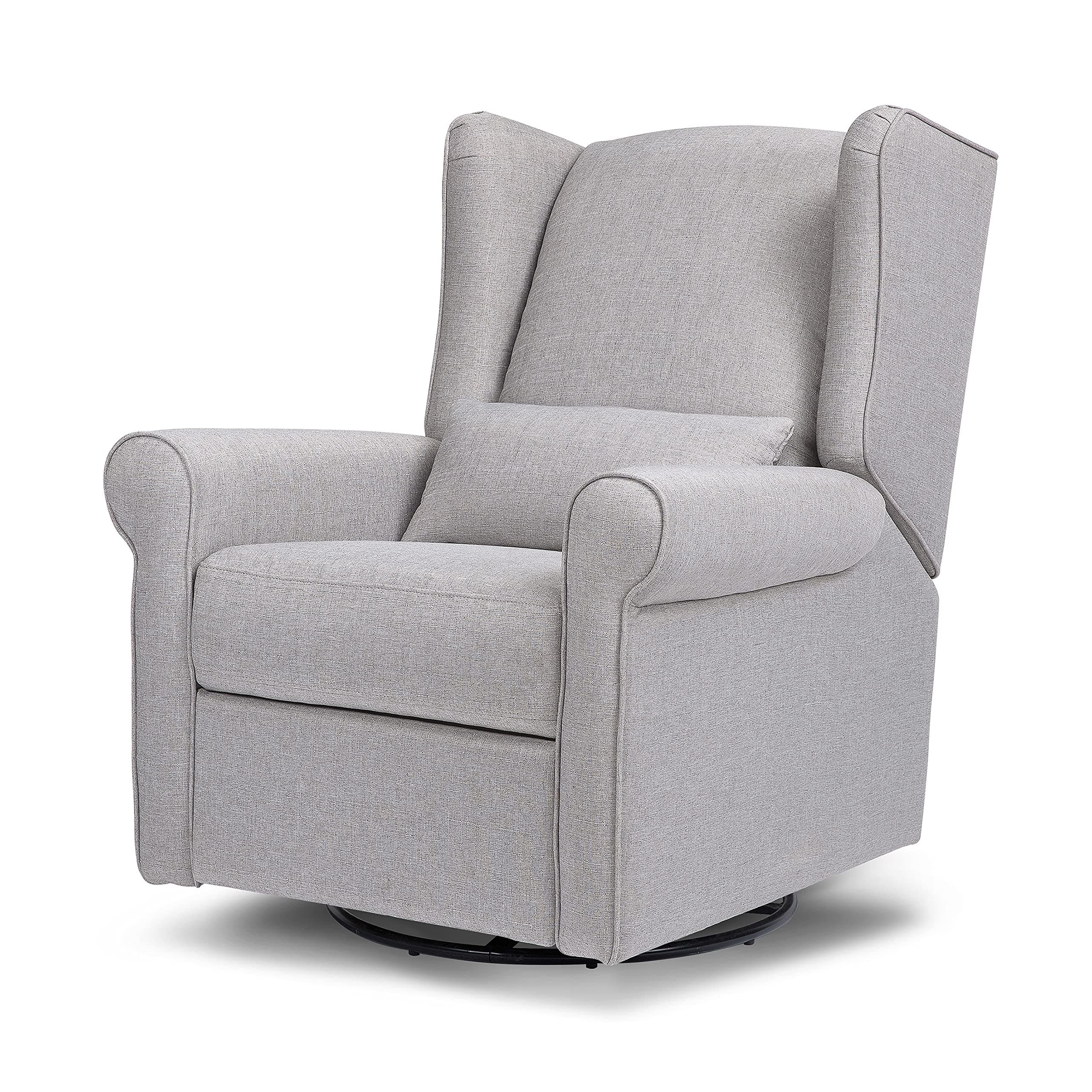Misty Grey DaVinci Hayden Recliner & Swivel Glider, Greenguard Gold Certified